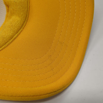 Otto Trucker Hat Yellow OSFM Mesh Back Snapback Live Swell Coffee Truck Graphic