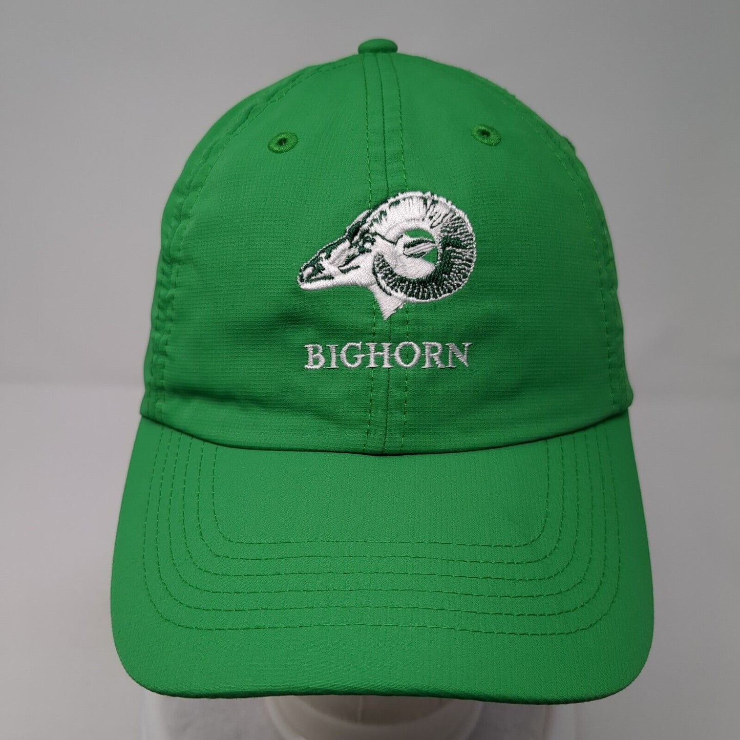 Bighorn Strapback Hat Green One Size Adjustable Embroidered Imperial