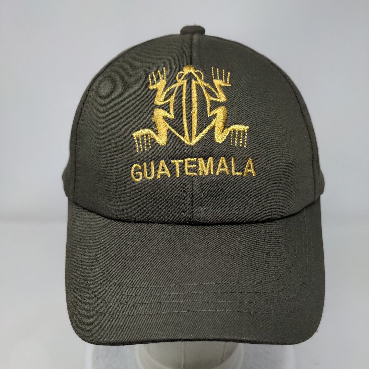 Guatemala Slideback Hat Green One Size Adjustable Embroidered Vented Holes