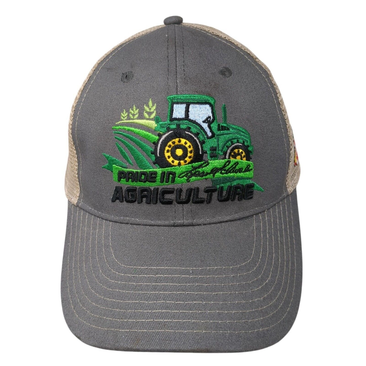 Pride In Les Schwab Agriculture Trucker Hat Gray One Size Mesh Back