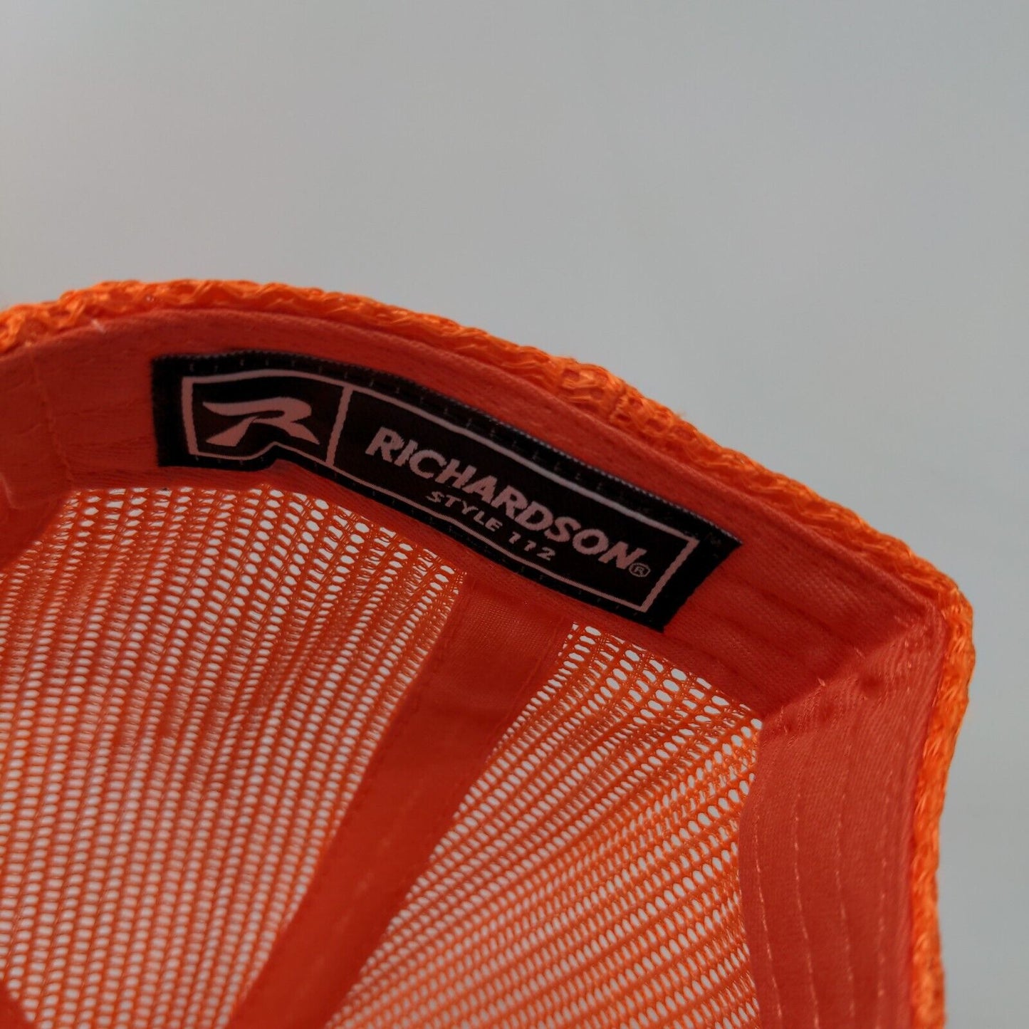 Barstool Outdoors Snapback Mesh Back Trucker Hat Orange One Size Richardson