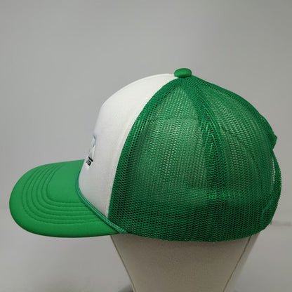 Cap America Green Trucker Hat One Size White Mesh Meatopia Snapback Rope