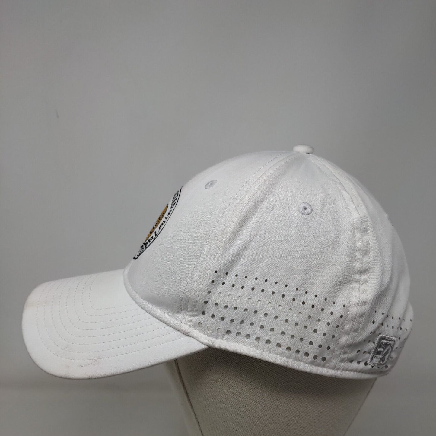 Gettin' Toasted Strapback Hat White OSFM Embroidered Breathable The Game