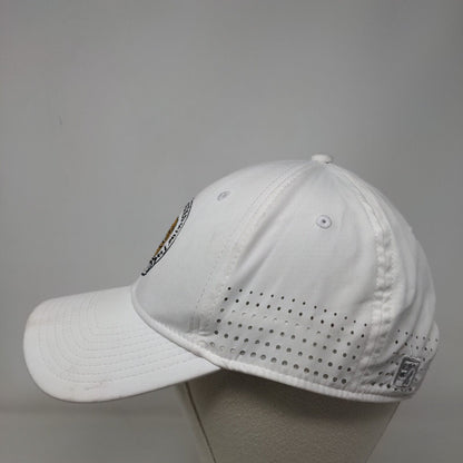 Gettin' Toasted Strapback Hat White OSFM Embroidered Breathable The Game
