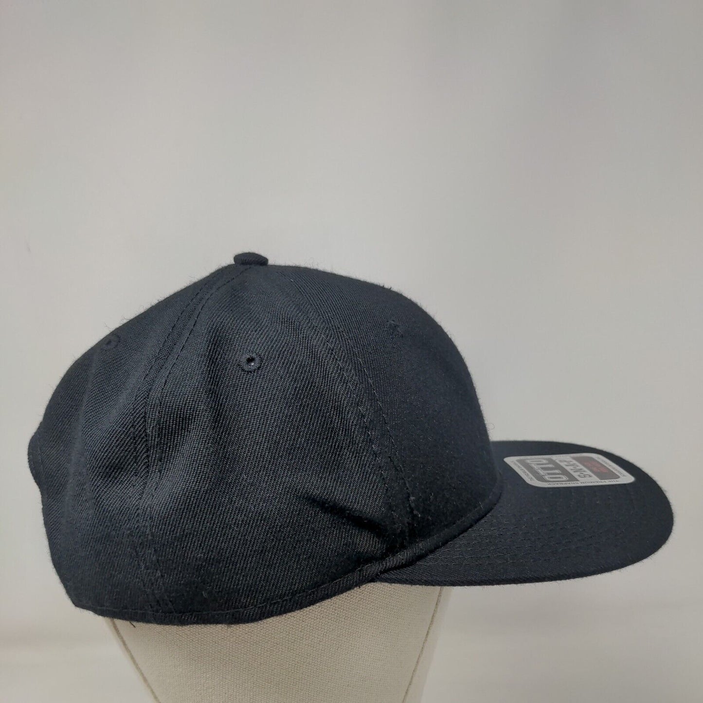 Martin by Harman Snapback Hat Black OSFM Adjustable Vented Holes 6 Panel Otto