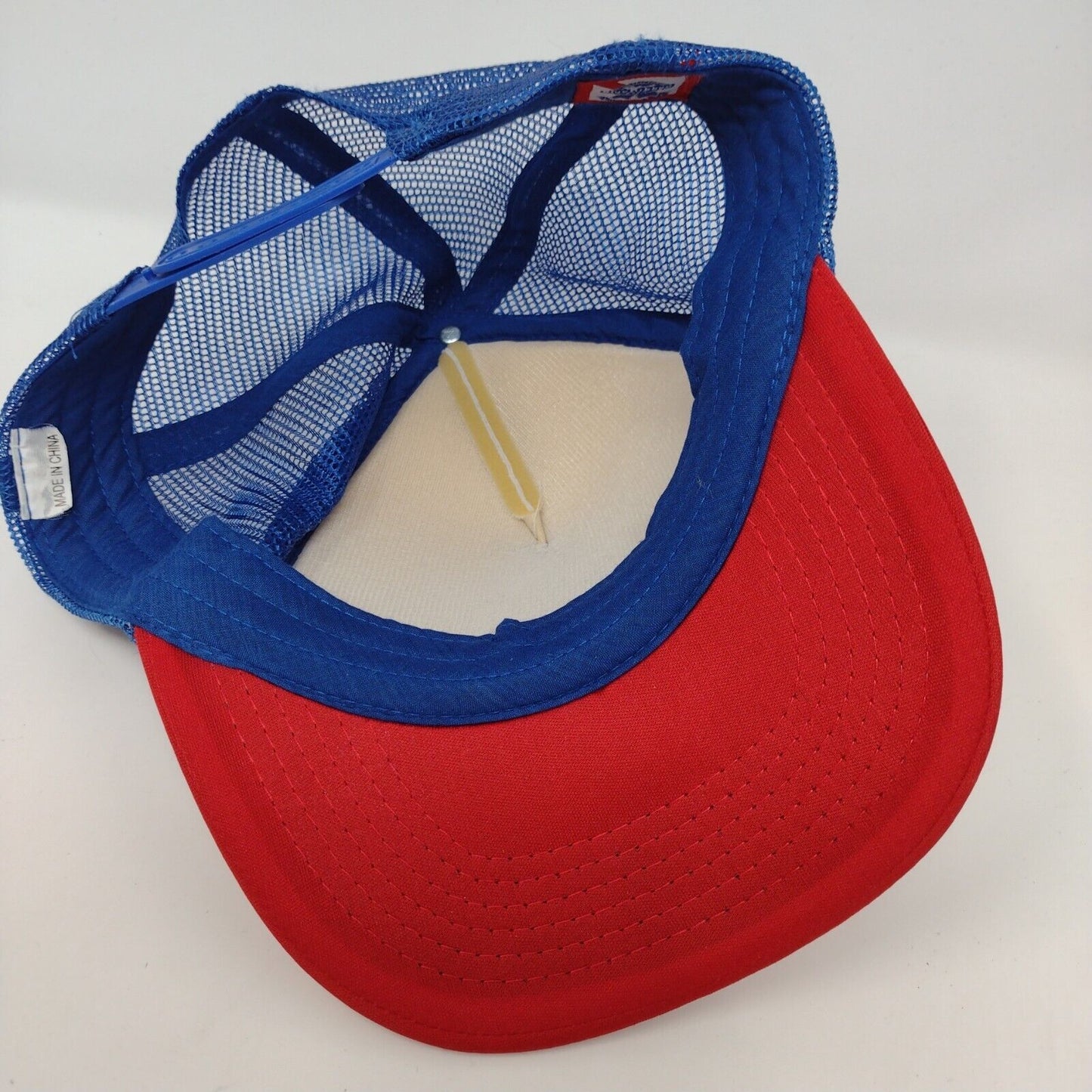Pabst Blue Ribbon Beer Snapback Hat Multicolor OSFA Mesh Back 6 Panel