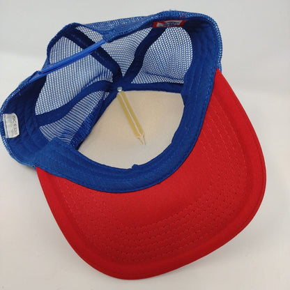 Pabst Blue Ribbon Beer Snapback Hat Multicolor OSFA Mesh Back 6 Panel