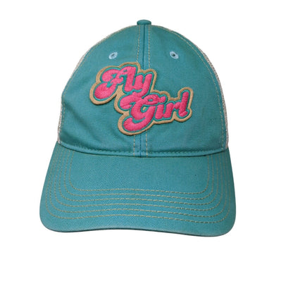 Fly Girl Snapback Mesh Back Trucker Hat Blue One Size 6 Panel Legacy