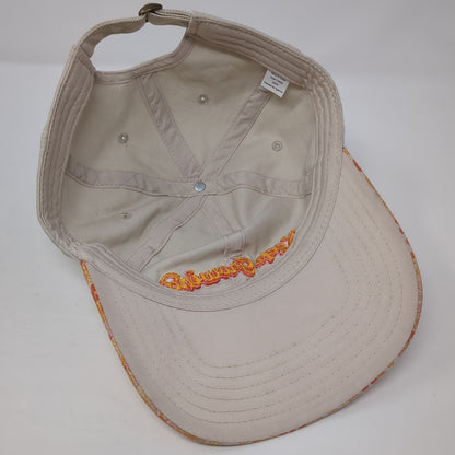 Keep Growing Fitted Baseball Cap Multicolor One Size Adjustable Floral Print