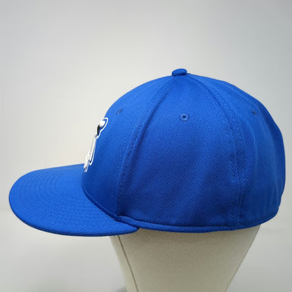 Novus Baseball Cap Blue XL SPF Logo American Flag Stretch Fit Hat Performance