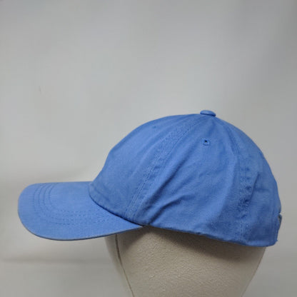 Gap Strapback Hat Blue Large Adjustable Solid 6 Panel Vent Holes Blank