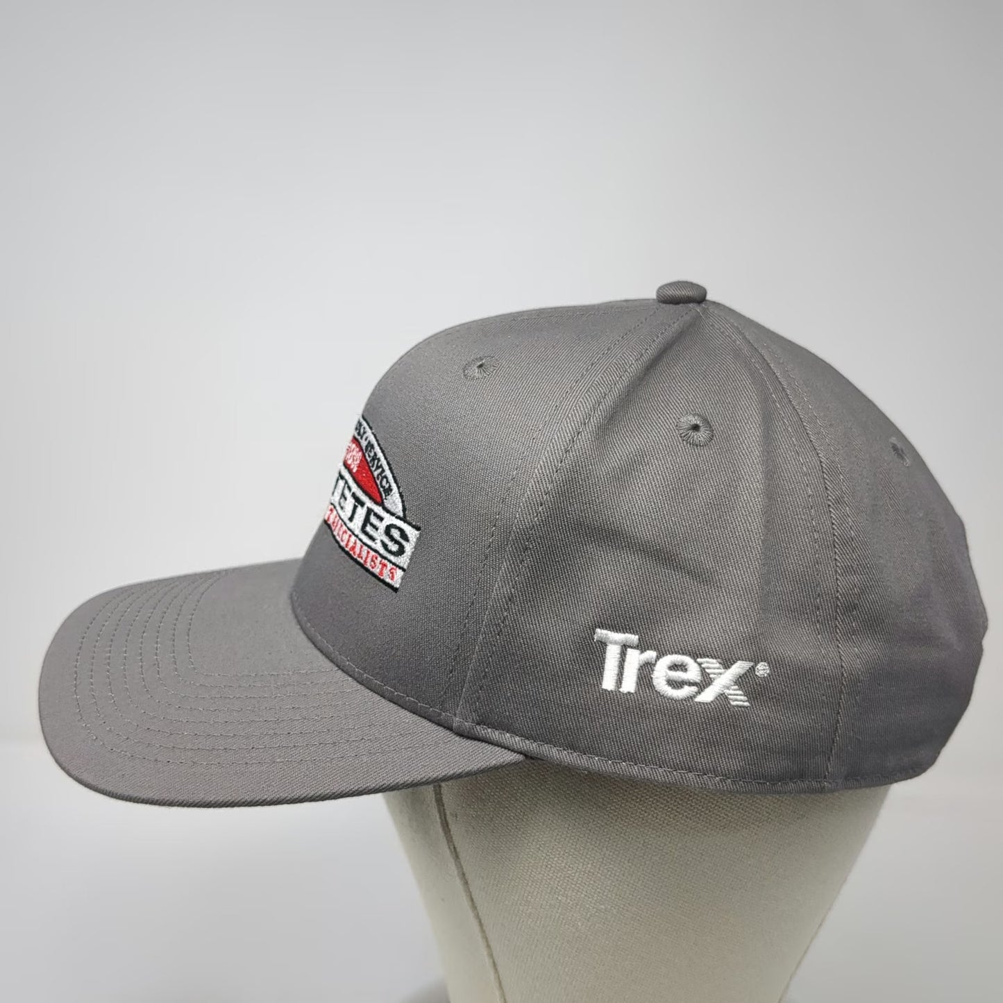Outdoor Cap Gray Snapback Hat One Size Belletetes Trex Building Products Logo