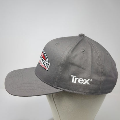 Outdoor Cap Gray Snapback Hat One Size Belletetes Trex Building Products Logo