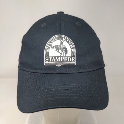 Snake River Stampede Strapback Hat Black Youth Adjustable 6 Panel
