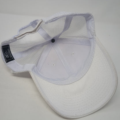 Outdoor Cap Strapback Trucker Hat White One Size Adjustable Mesh Back Blank