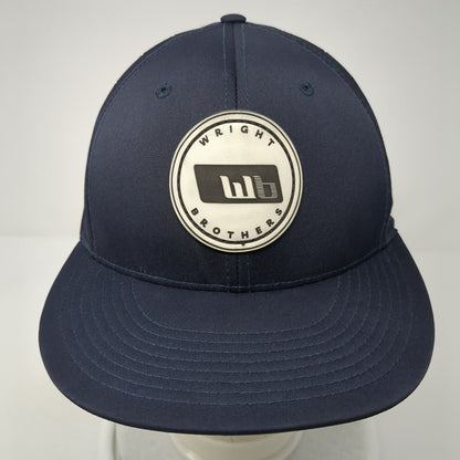 Wright Brothers Fitted Hat Blue S/M Breathable Flexfit PTS Lite Richardson