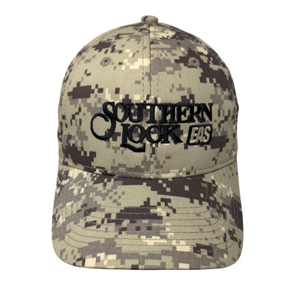 Southern Lock EAS Strapback Hat Camo One Size Embroidered Outdoor Cap