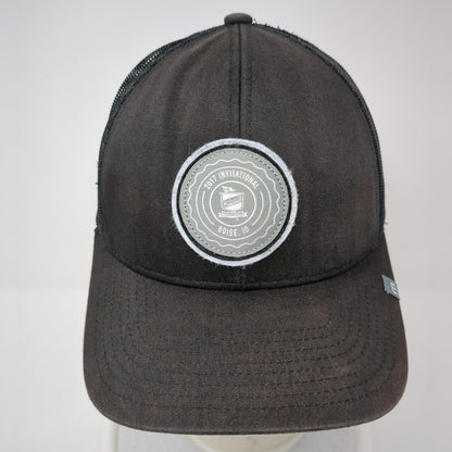 2007 Invitational Boise ID Hillcrest Snapback Hat Black OS Adjustable Mesh Back