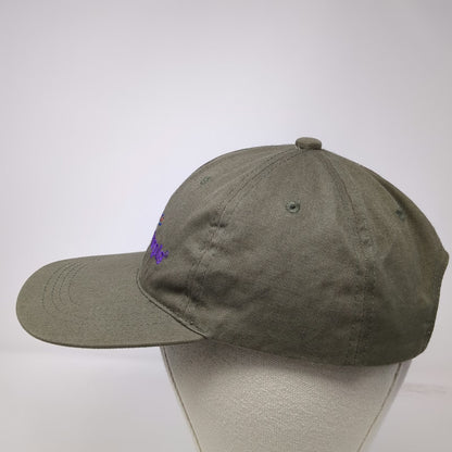 Green Baseball Cap One Size Operation Purple Embroidery Slideback Cotton Hat