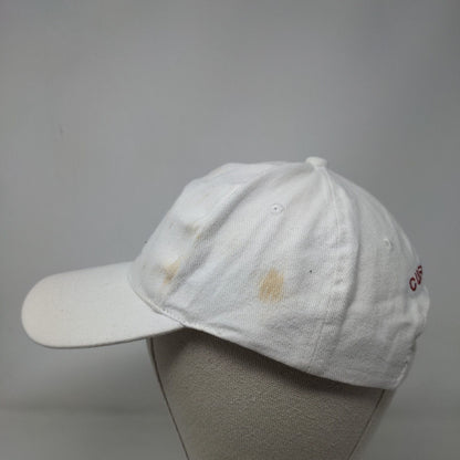 Flag Of Curacao Slideback Hat White One Size Emboidered Adjustable