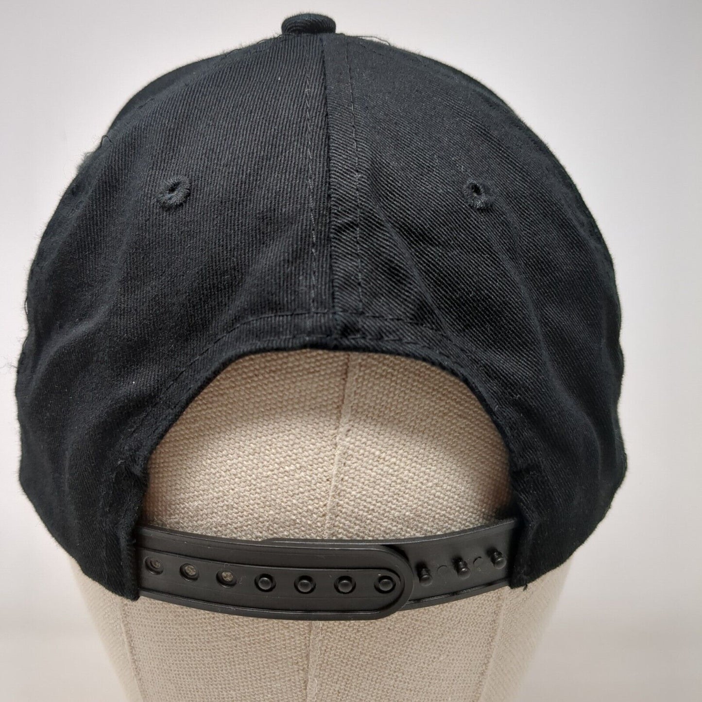 Bodybuilding.com Snapback Hat Black OSFA Solid Adjustable Embroidered
