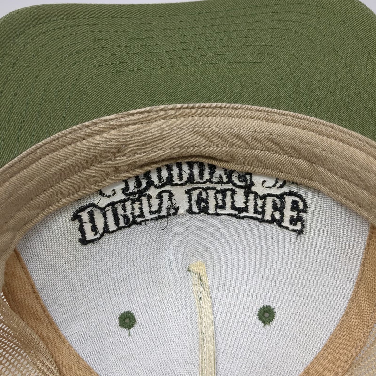Richardson Trucker Hat Green One Size Dirty Little Roddys Mesh Back Snapback