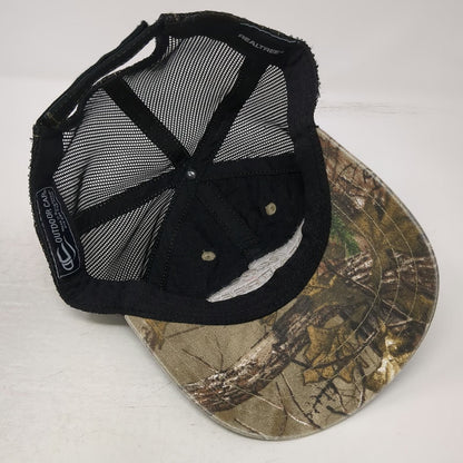 Outdoor Cap Team Realtree Baseball Black Green Brown One Size Hat Camo Mesh