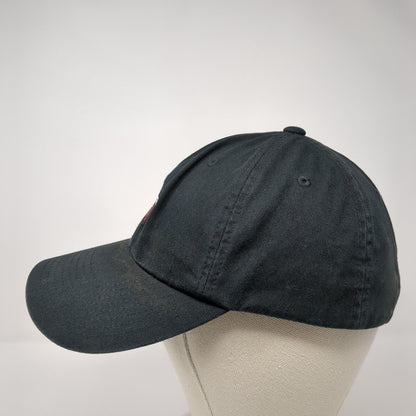 Vans Red Cherry Slideback Hat Black OSFA Adjustable Embroidered 6 Panel