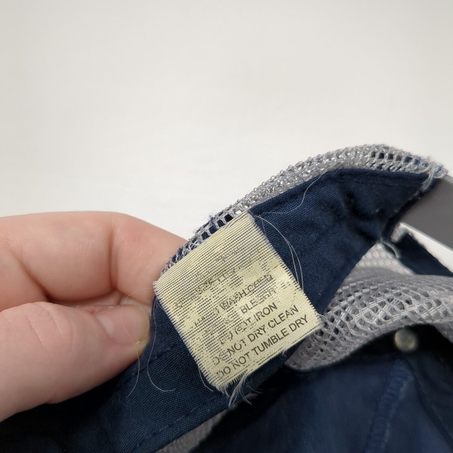 Bubba Gump Shrimp Co. Snapback Trucker Hat Blue One Size Adjustable Mesh Back