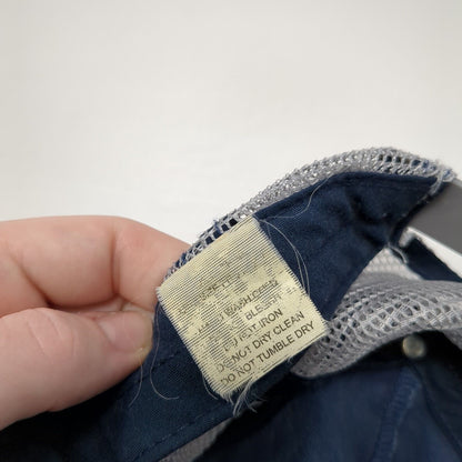 Bubba Gump Shrimp Co. Snapback Trucker Hat Blue One Size Adjustable Mesh Back