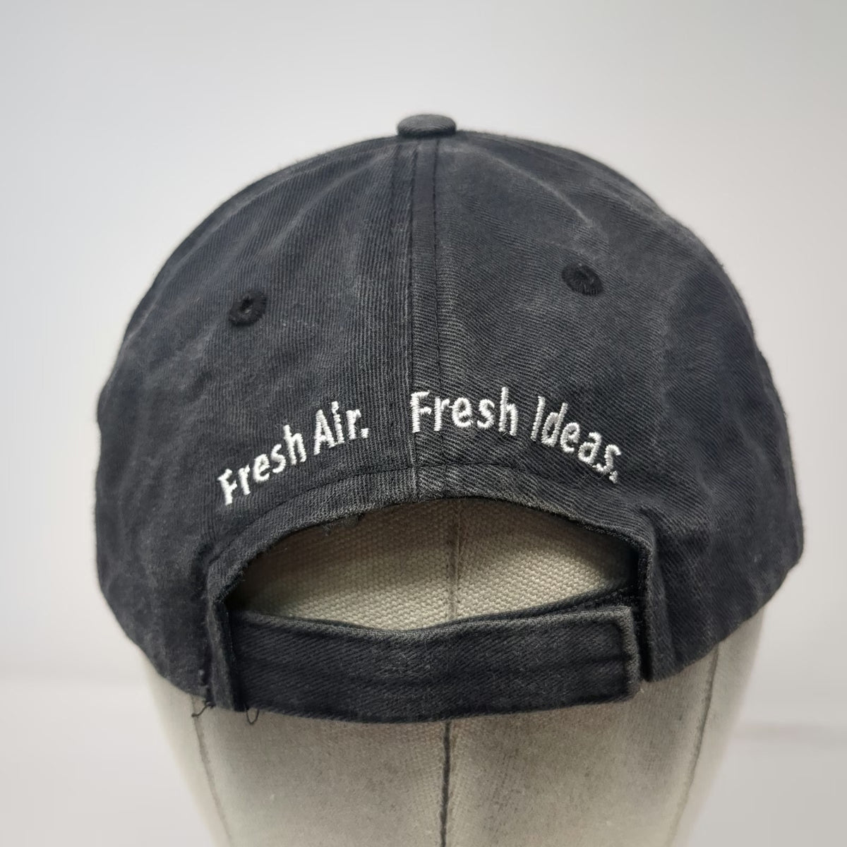 Buck's Athletic Baseball Cap Gray One Size Avimor Fresh Air Fresh Ideas Hat
