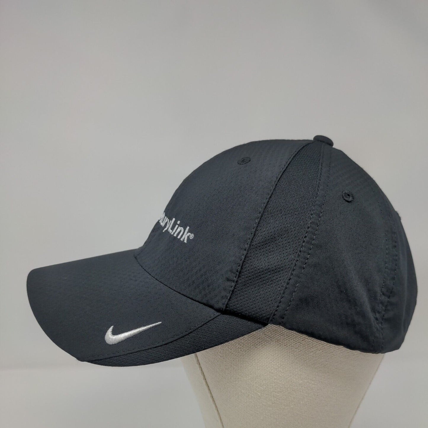 Century Link Strapback Hat Black OSFA Adjustable Embroidered Heritage86 Nike