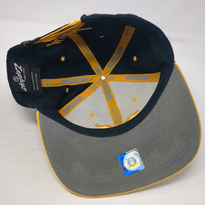 Zephyr Michigan Wolverines NCAA Snapback Hat Blue Yellow One Size Script M Logo