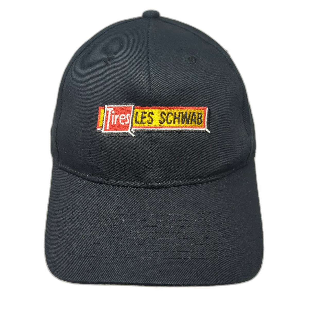 Quality Go USA Snapback Hat Black One Size Les Schwab Tires Embroidered Logo
