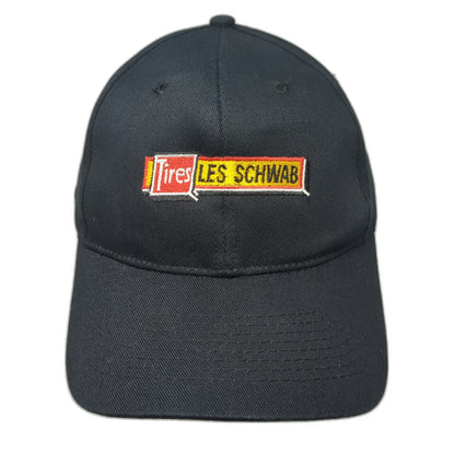 Quality Go USA Snapback Hat Black One Size Les Schwab Tires Embroidered Logo