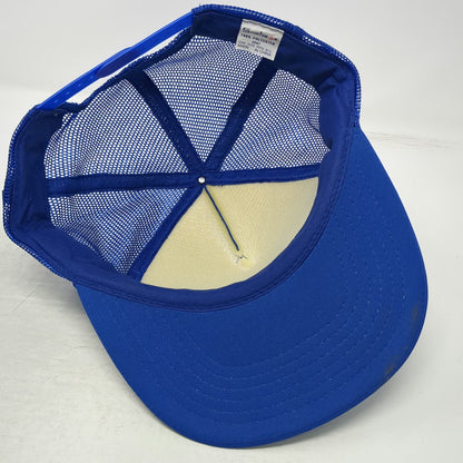 The Sportsman Trucker Hat Blue One Size US Forest Service PNW Fish Snapback Mesh