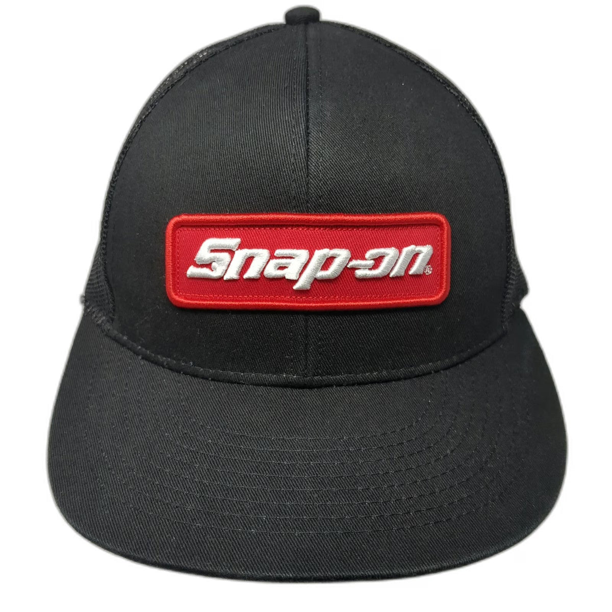 K-Products Snap-on Brand Of Choice Black Trucker Hat One Size Snapback Mesh