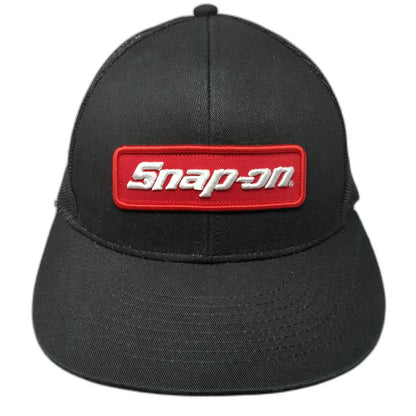 K-Products Snap-on Brand Of Choice Black Trucker Hat One Size Snapback Mesh