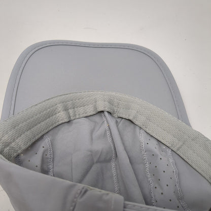 Narason Slideback Hat Gray One Size Adjustable Breathable Lightweight Polyester