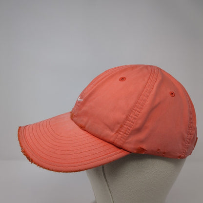 Nike Swoosh Strapback Hat Red One Size Adjustable 6 Panel Outdoor