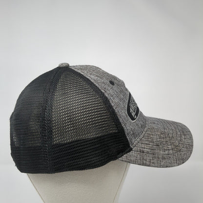 Western Trailers Snapback Trucker Hat Gray OS Adjustable Embroidered Mesh Back