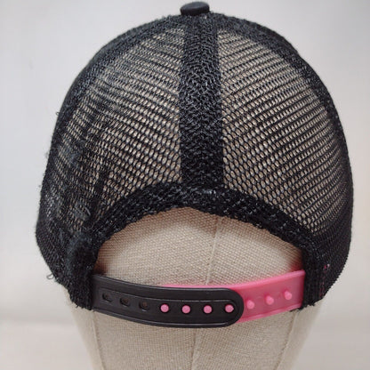 Zebra Stripes Snapback Mesh Back Trucker Hat Multi One Size Animal Print