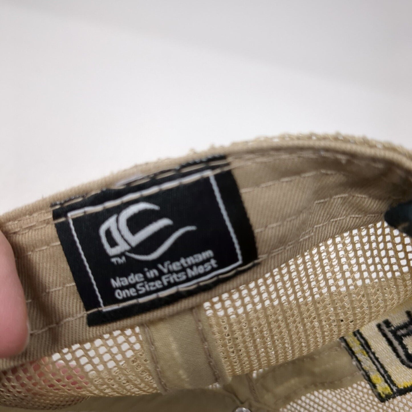 CED Las Cruces Strapback Trucker Hat Multi One Size Mesh Back Square D