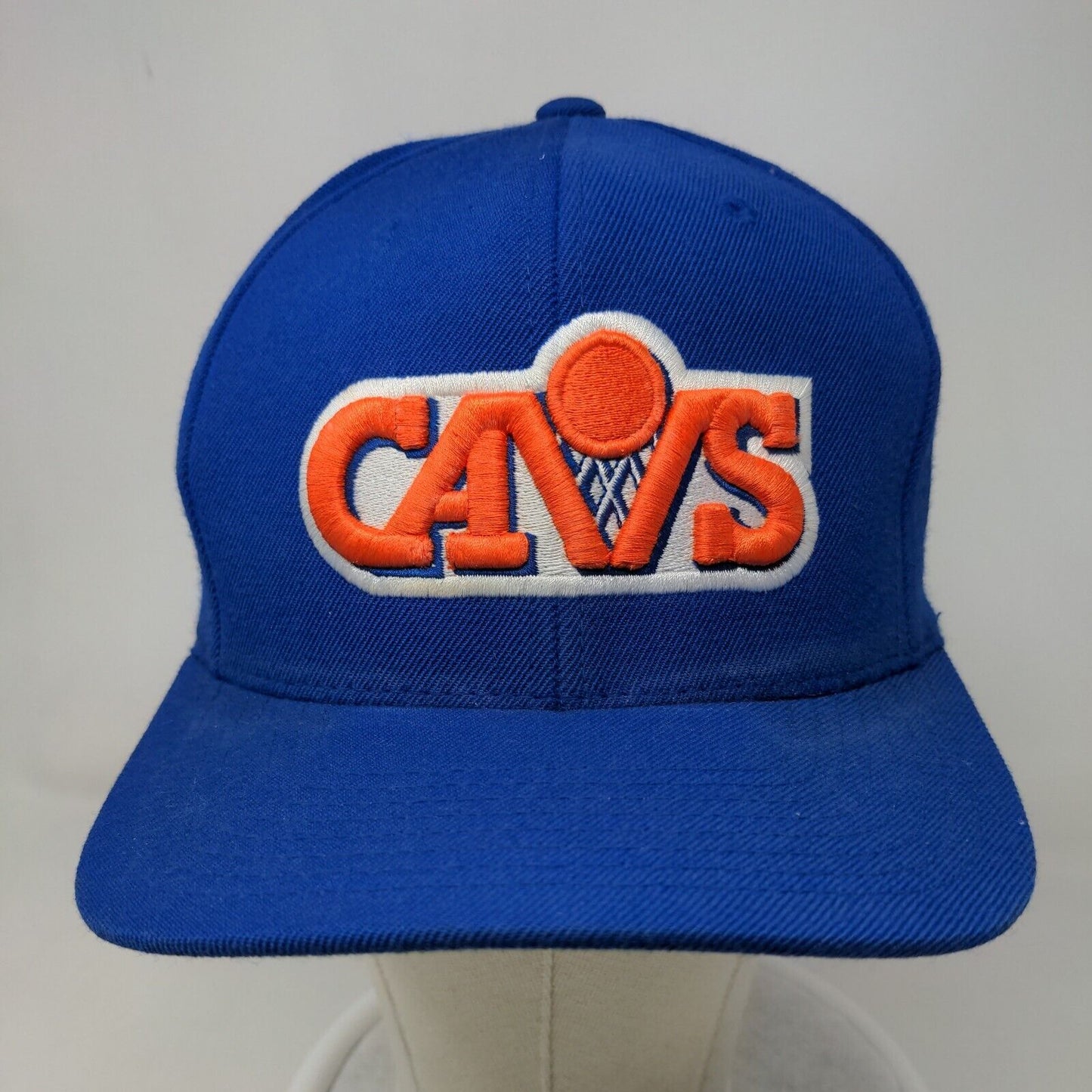 Mitchell & Ness Men's Snapback Hat Blue Cleveland Cavaliers Hardwood Classics