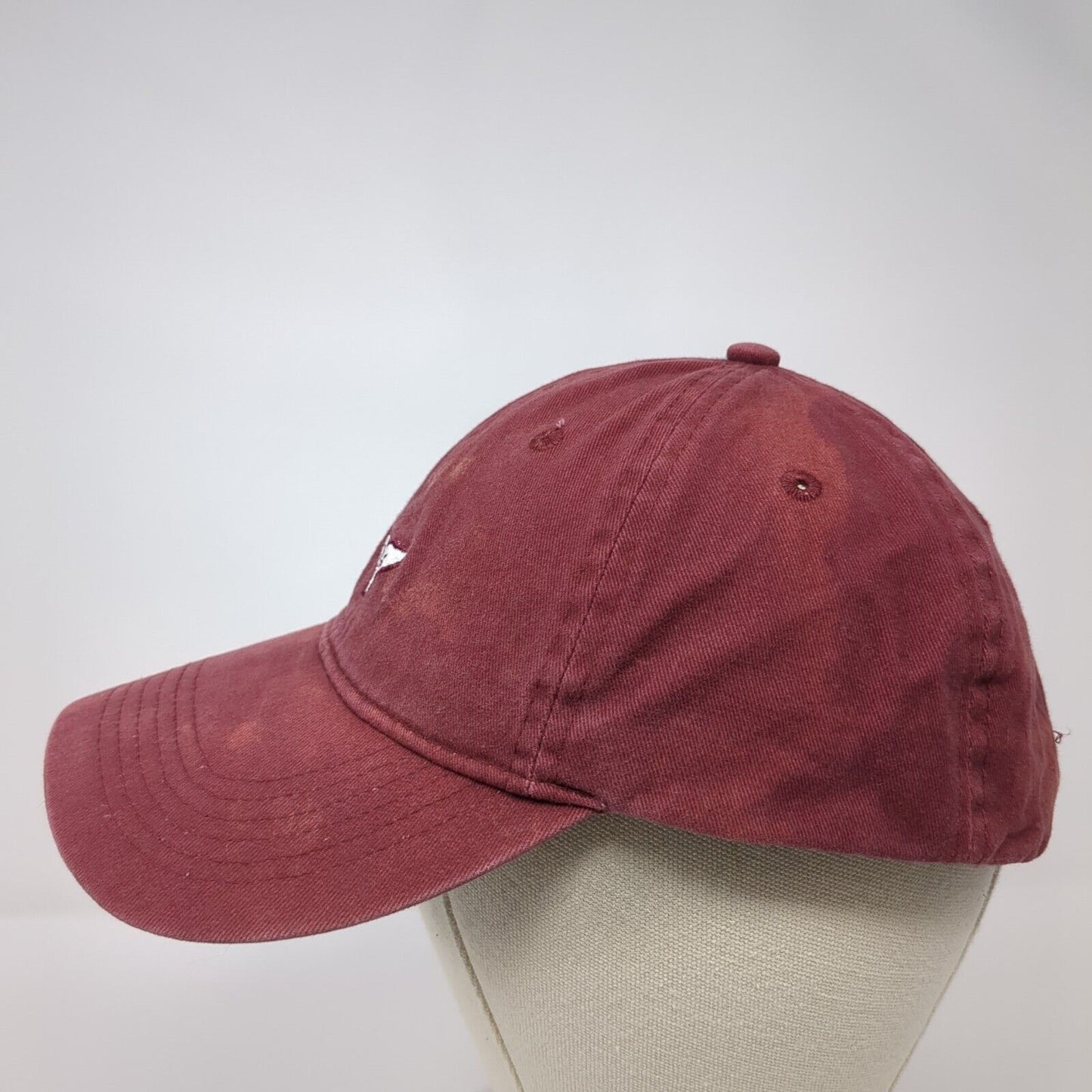 Sand Cloud Slideback Hat Red OSFA Adjustable Embroidered Logo 6 Panel