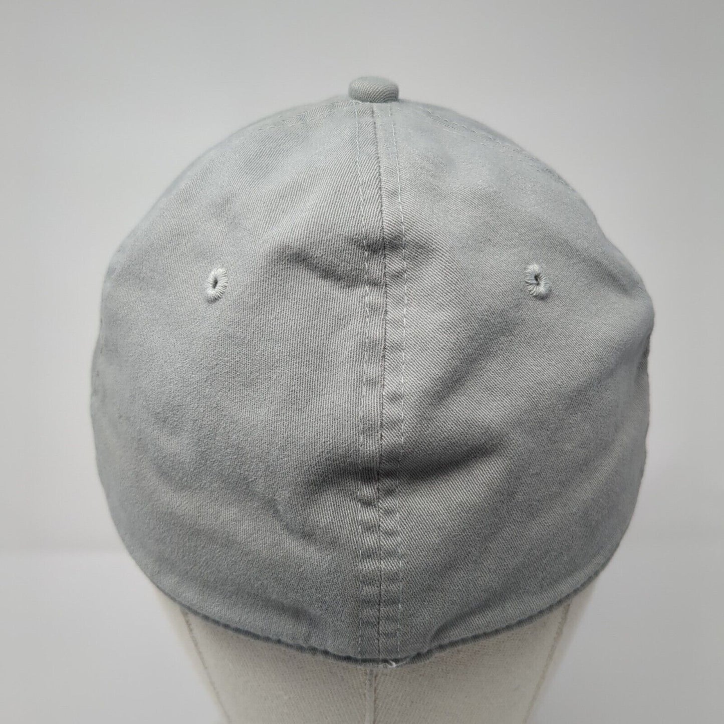 TaylorMade Golf Company Fitted Hat Gray L/XL Solid Stretch 6 Panel