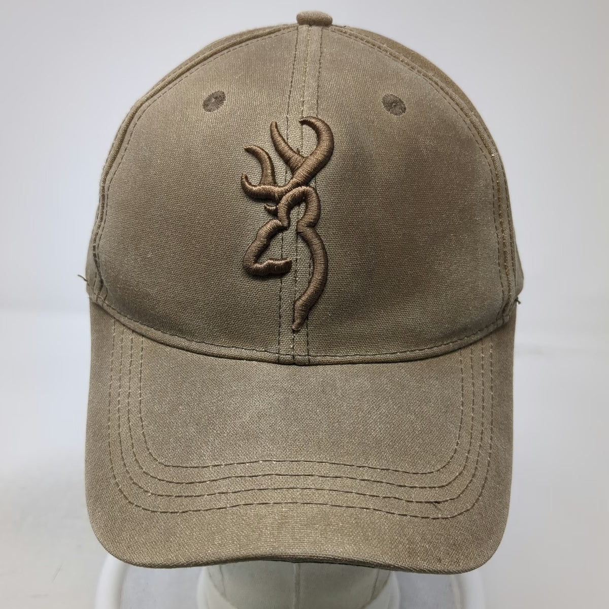 Browning Baseball Cap Brown Green One Size Embroidered Buckmark Deer Logo Hat