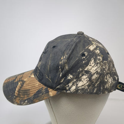 Port Authority Baseball Cap Gray One Size Moose Far North Idaho Camo Woods Hat