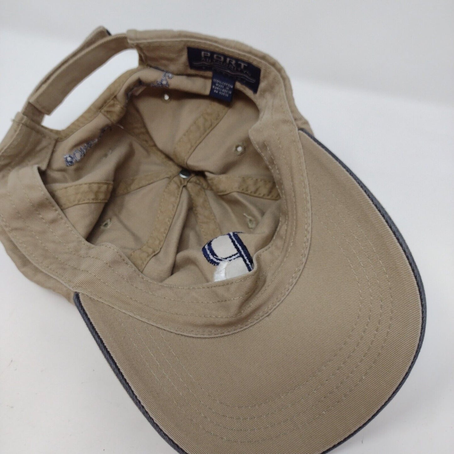 Bowen & Parker CPA's Strapback Hat Tan One Size Port Authority Signatures Cotton