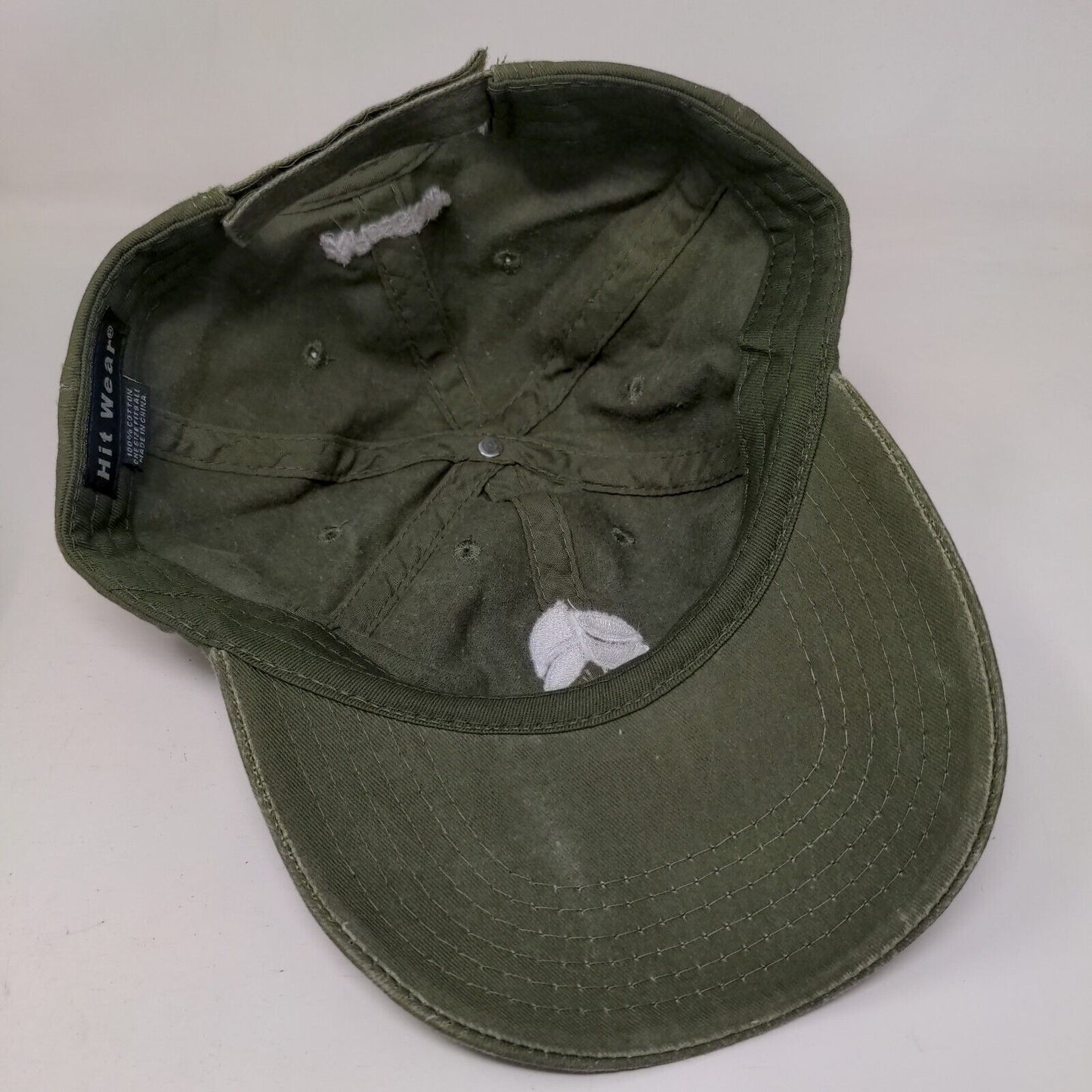 Breathe With Your Gut ResBiotic Strapback Hat Green OS Embroidered Hit Wear
